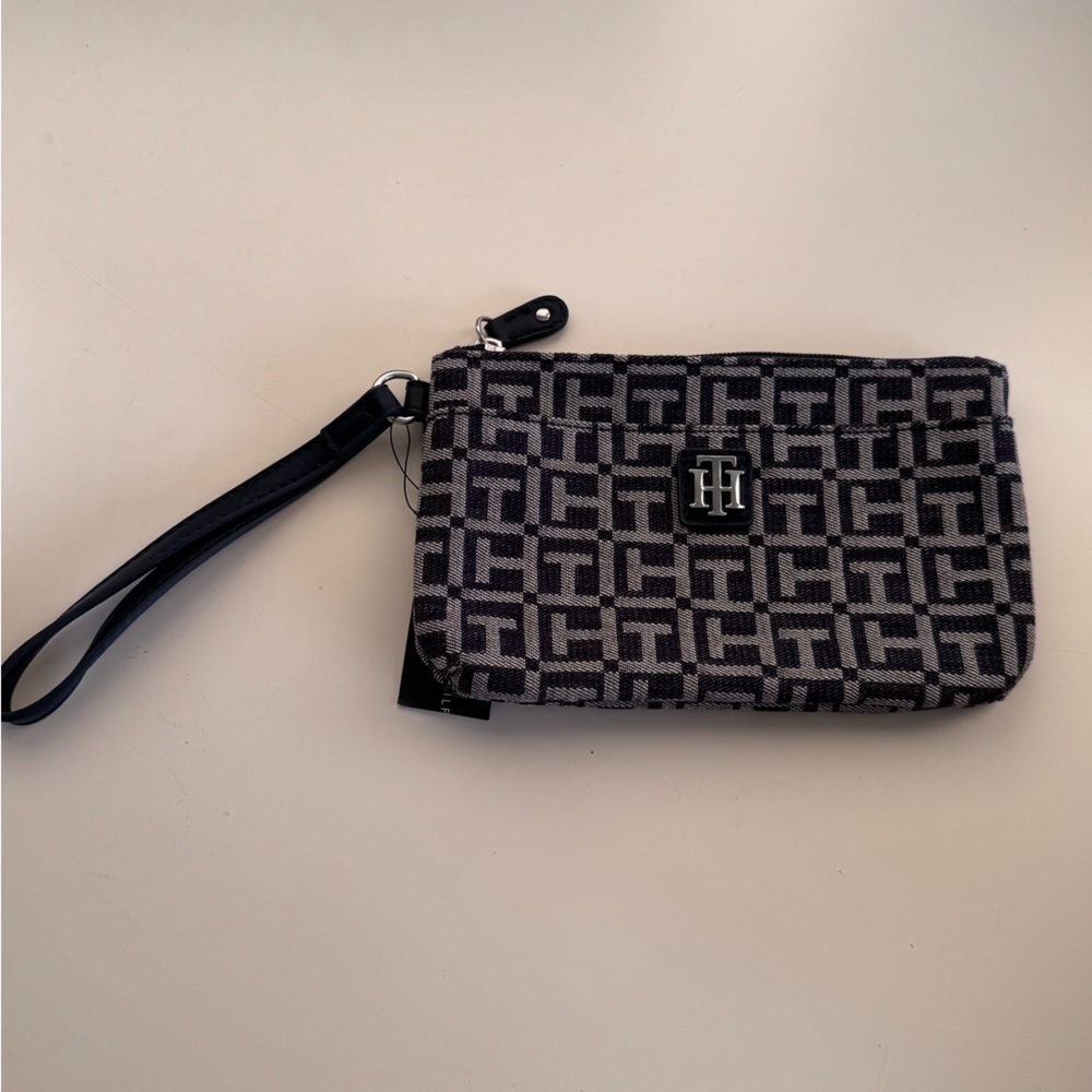 Tommy Hilfiger Monogram Wristlet